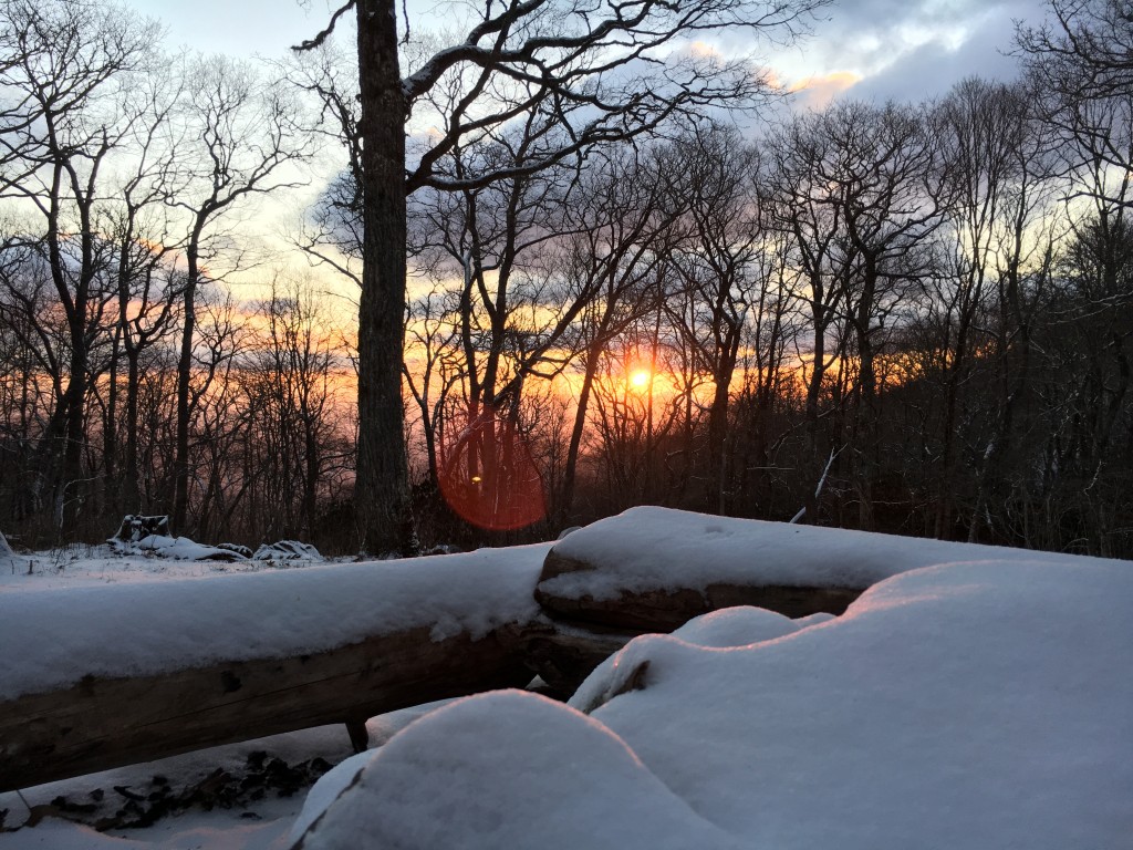 Sunrise the next morning